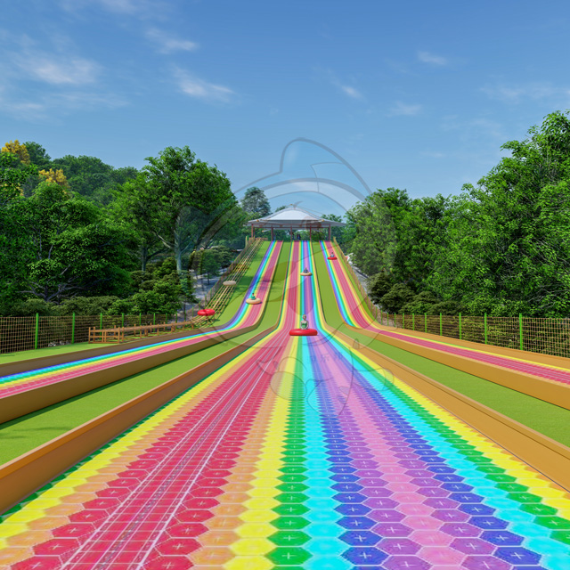 大型亲子游乐设备彩虹滑道，给儿童成长带去更多欢乐！